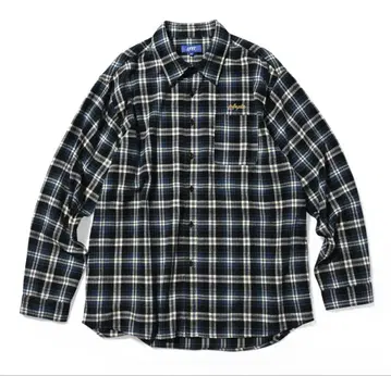LFYT SCRIPT LOGO PLAID FLANNEL SHIRT