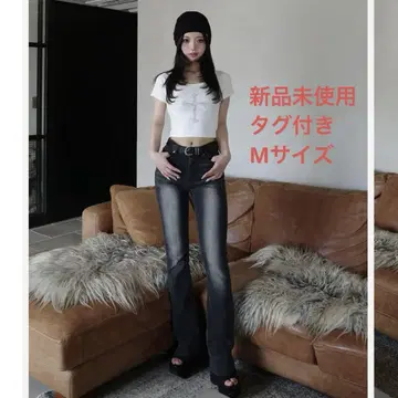 미사용 새상품 택 포함 Darich 블라스트 플레어 데님 팬츠 데님 팬츠