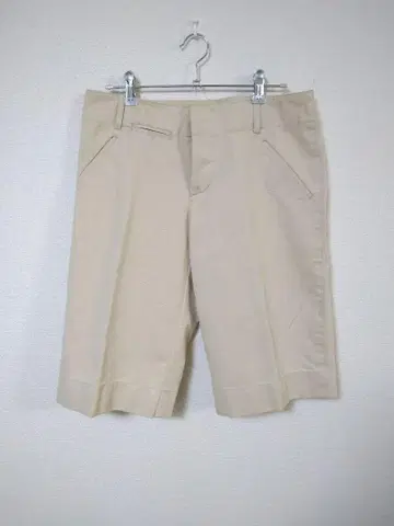 랄프 로렌 숏 팬츠 여성용 9호 베이지 면 허리 64