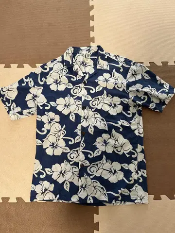 88TEES HAWAII 알로하 셔츠 반팔 네이비
