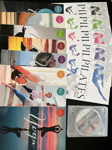 필라테스 요가 DVD 세트 8장 세트