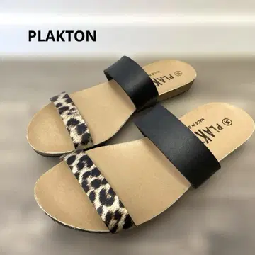 PLAKTON 핸드 플랫 샌들 36