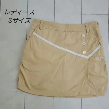 캘러웨이 여성용 스커트 S 사이즈 베이지 안쪽 팬츠 스타일