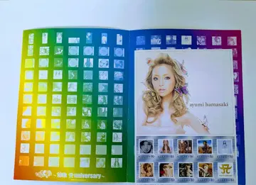 하마사키 아유미 10주년 기념 사진 시트 ayu 북 비주얼 시트 아유