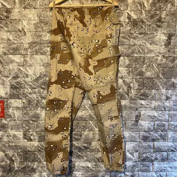 카모 패턴 밀리터리 팬츠 초코 칩 카모