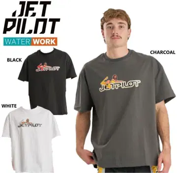 JETPILOT 제트 파일럿 반팔 티셔츠 L 사이즈 새상품 모토 헤비