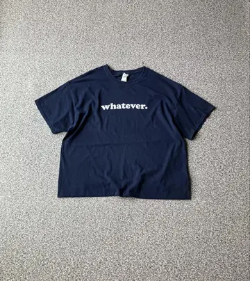 00s 메시지 t "whatever." 아트 티셔츠 y2k