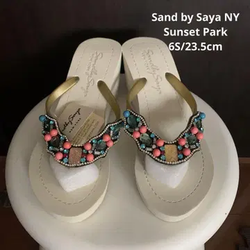샌드 바이 사야 비치 샌들 23.5cm~24cm 미사용 새상품