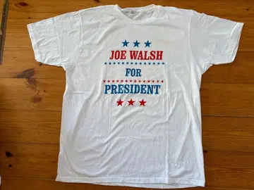JOE WALSH FOR PRESIDENT 티셔츠