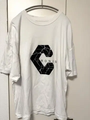CRONOS 크로노스 오버 사이즈 티셔츠 화이트