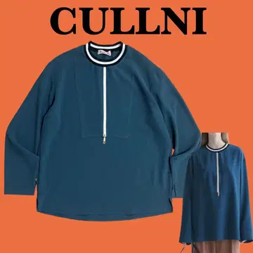새상품급 CULLNI 쿠르니 센터 지퍼 리버풀 컷 티셔츠 롱 T 2