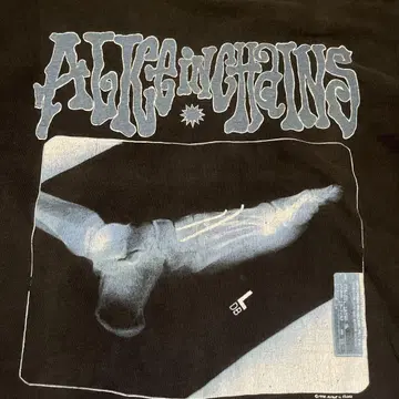 alice in chains 초레어 티셔츠