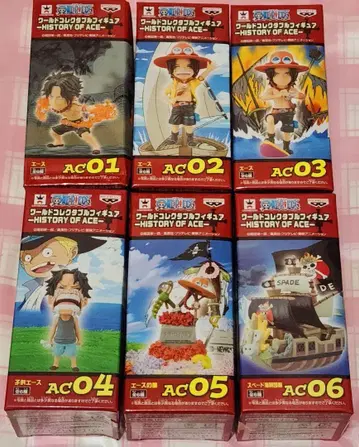 원피스 월드 컬렉터블 피규어 HISTORY OF ACE 세트