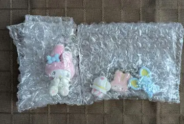 마이멜로디 & 쿠로미 마스코트 마이멜로디 앉은 플랫 군