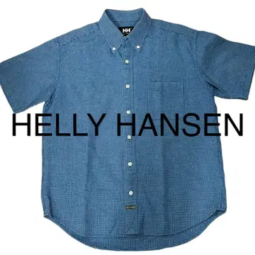 HELlyHansen 헬리한센 시어서커 셔츠 체크 무늬 반팔