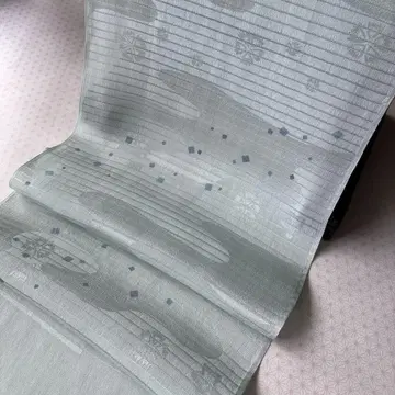 NRO26 특선 오비 장식 천 여름 아이템 명주 순수 실크 새상품