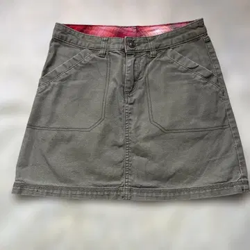 Patagonia 카키 미니 스커트