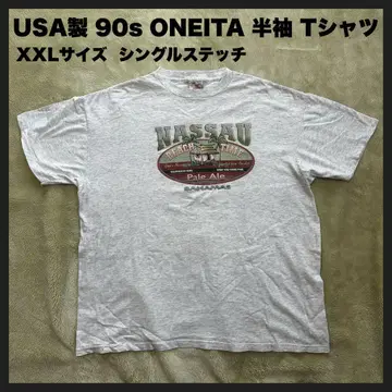 USA제 90년대 ONEITA 반팔 티셔츠 싱글 스티치 2XL 사이즈