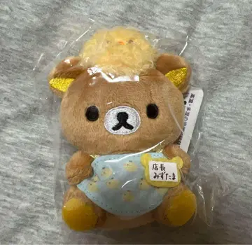 미개봉 새상품 리락쿠마 스토어 점장 테노리 봉제 인형 미즈타마 점장