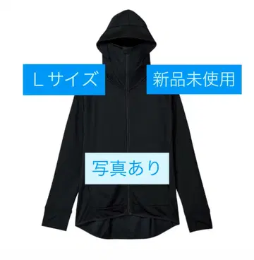 미사용 새상품 워크맨 쿨 UV 선쉐이드 후드티 블랙 L 사이즈