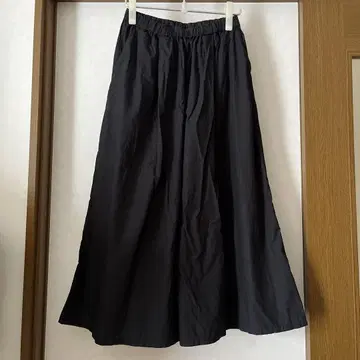 무인양품 ONE 사이즈 와이드 팬츠 블랙