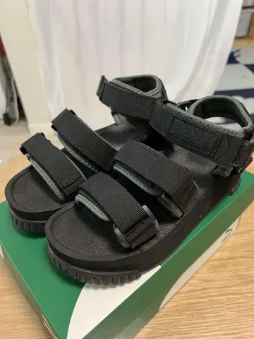 SHAKA 스포츠 샌들 24.0cm 블랙 통굽