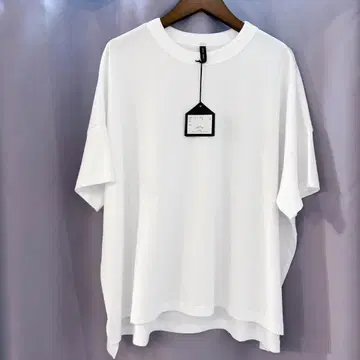 새상품 TRAVAIL MANUEL 클래식 천축 슬릿 티셔츠