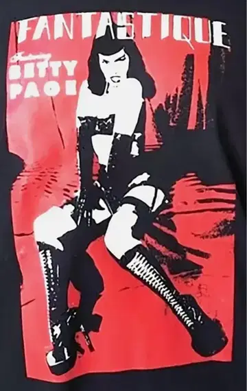 BettiePage 베티 페이지 티셔츠 마릴린 몬로 핀업걸