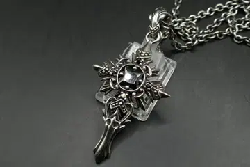 새상품급 the slayer 슬레이어 아론 크로스 목걸이 블랙