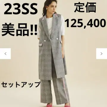 미사용 23년 GRACE CLASS 셋업 글렌체크 라인