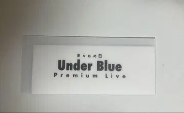 Eve의 날 under blue premium live 입장 혜택