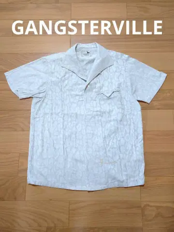 GangsterVille 반팔 셔츠 레오파드 무늬