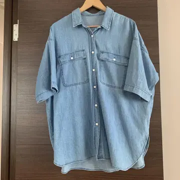 렙심 데님 BIG 셔츠 라이트 블루