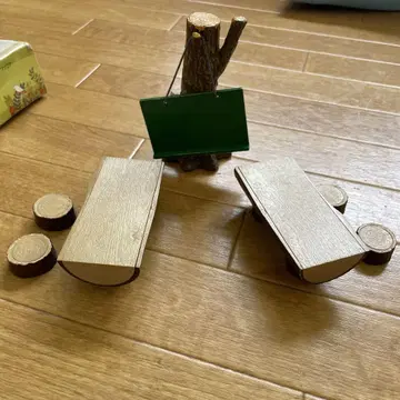 초기 실바니안 패밀리 학교 세트 통나무 칠판