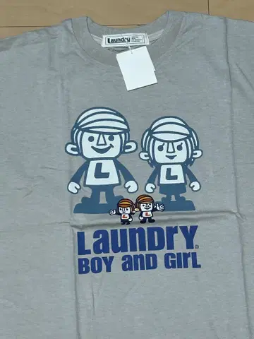세탁소 Laundry BOY AND GIRL 티셔츠