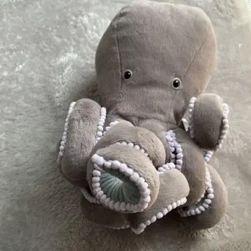 Jellycat 문어 봉제 인형 약 30cm 그레이