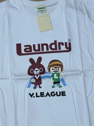 세탁소 Laundry V.LEAGUE 배구 콜라보 티셔츠