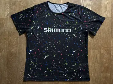 시마노 로얄 스플래터 프린트 티셔츠 2XL