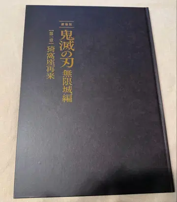 극장판 귀멸의 칼날 무한성 편 제1장 아카자 재림 최초 한정판 팜플렛