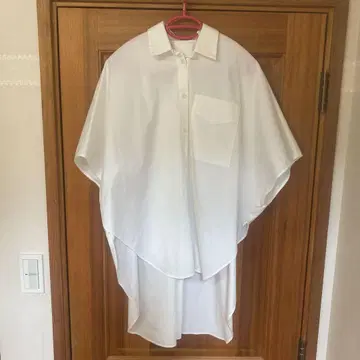 루필 반팔 블라우스 화이트