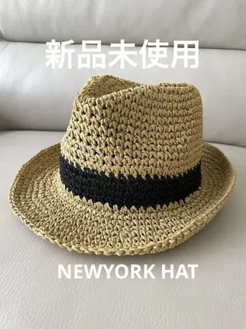 NEW YORK HAT 스트로우 햇 [미사용 새상품]
