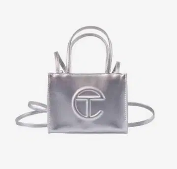 Telfar 실버 미니 숄더백
