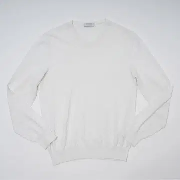 Gran Sasso 그랑사쏘 FRESH COTTON V넥 화이트