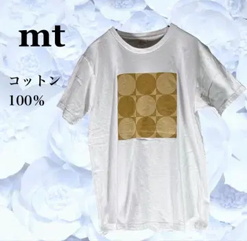 mt 티셔츠 티셔츠 [M] 화이트 마스킹 테이프 코튼 100%