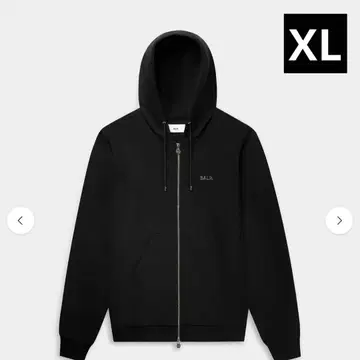 BALR. 지퍼 후드티 XL 블랙 Q-Series 정품 미사용 새상품
