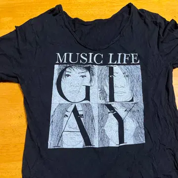 GLAY MUSIC LIFE 티셔츠 사이즈 L