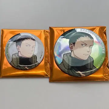 나라 사슴 말 캔뱃지 2종 세트 NARUTO 베이스 야드 도쿄