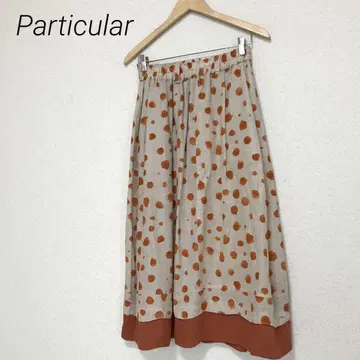 Particular 파르티클라르 도트 무늬 린넨 스커트
