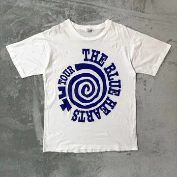 레어 90s THE BLUE HEARTS 1994 볼록 투어 티셔츠