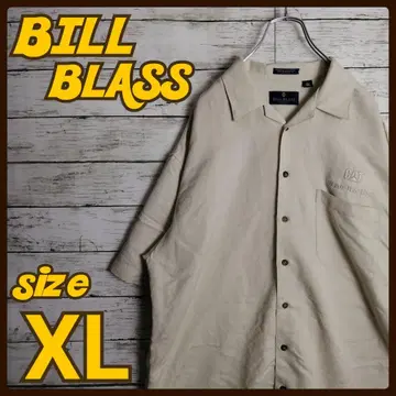 BILLBLASS 빌브라스 프리미엄 기업 로고 자수 가슴 포켓 반팔 셔츠